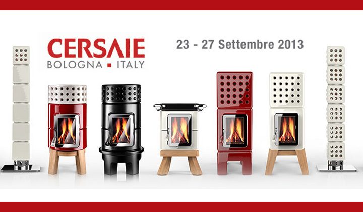 Le stufe Stack al ‘CERSAIE BOLOGNA – mostra Aggregati’